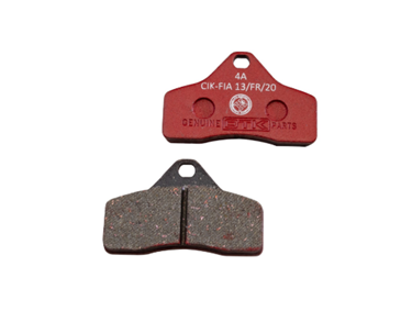 Balatas caliper delantero BSS KZ tipo 4A OTK PAR