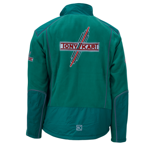 OTK Sudadera Zipper Verde Tony Kart Puño terminacion verde