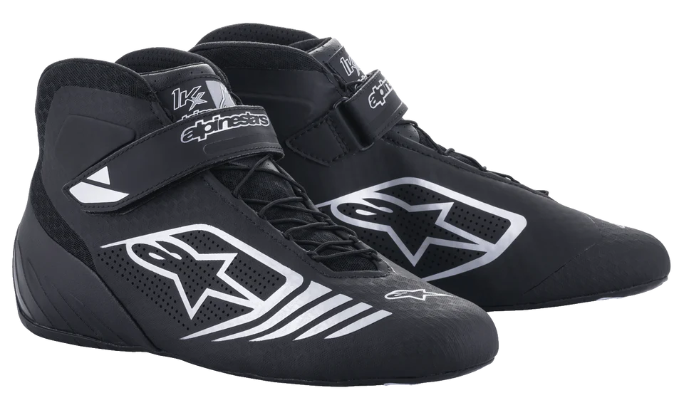 ALPINESTARS BOTA TECH-1 KX NEGRO/PLATA 2712118