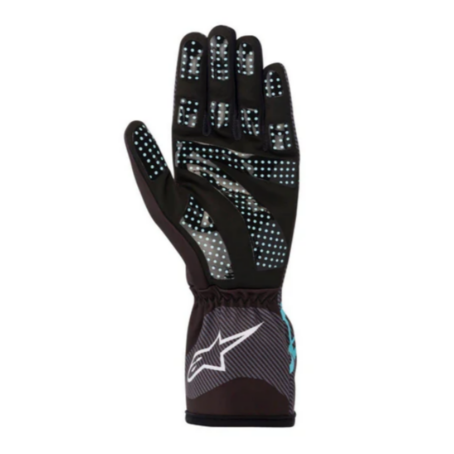 ALPINESTARS GUANTE TECH-1 RACE V2 CARBON/CIAN 1076