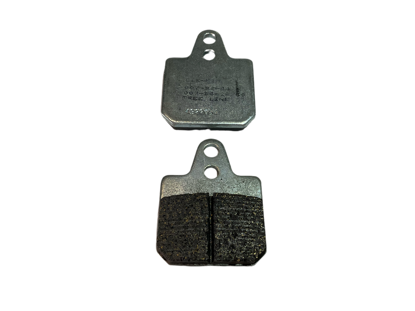 Par de Balatas 40x38 Birel Delantera / Trasera Dura Plateada