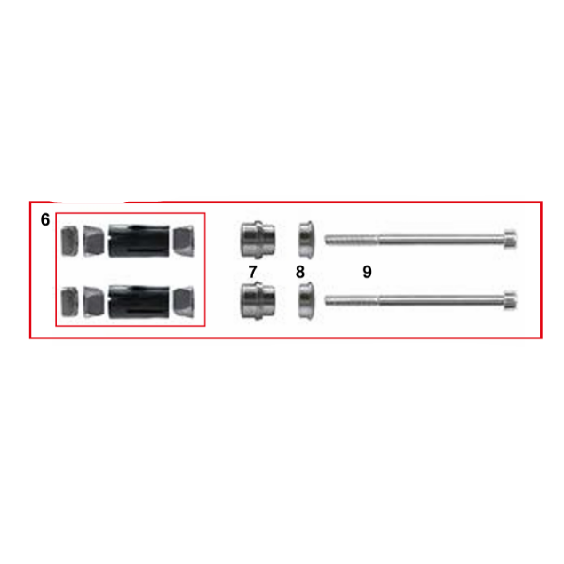 Kit expansor ponton trasero para D. 30 mm MAR