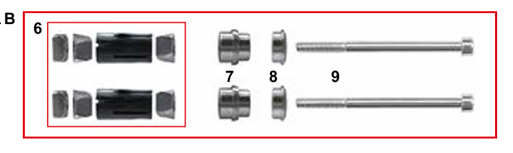 Kit expansor ponton trasero para D. 32 mm MAR
