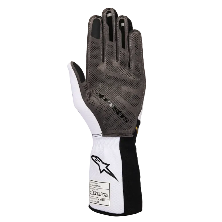ALPINESTAR GUANTES TECH-1 KX V4 Bco / Ngo / Oro