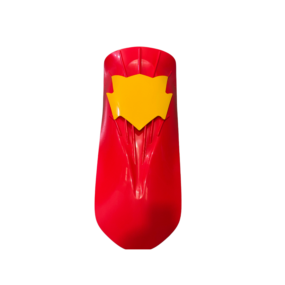 NARIZ FAIRING ROJO OK KZ M11 2025 + PORTA NUMERO OTK