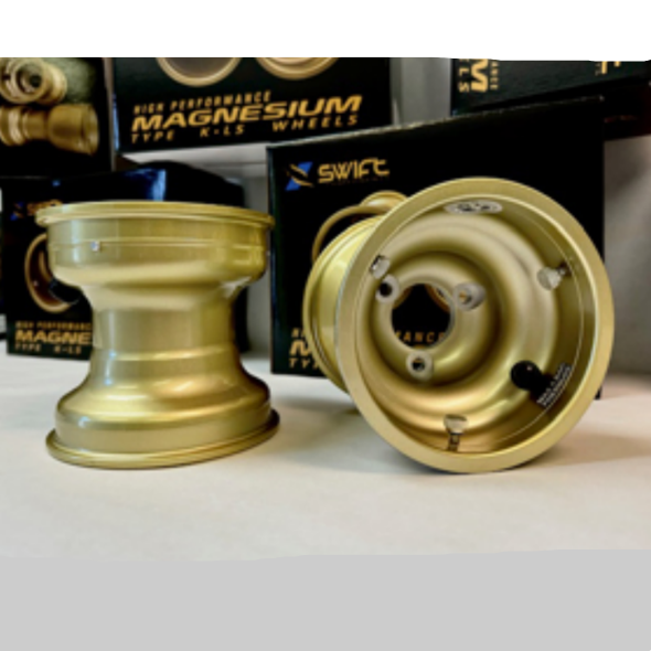 Par de Rines delanteros/traseros 130 mm MG 3 5/8 Swift K-LS