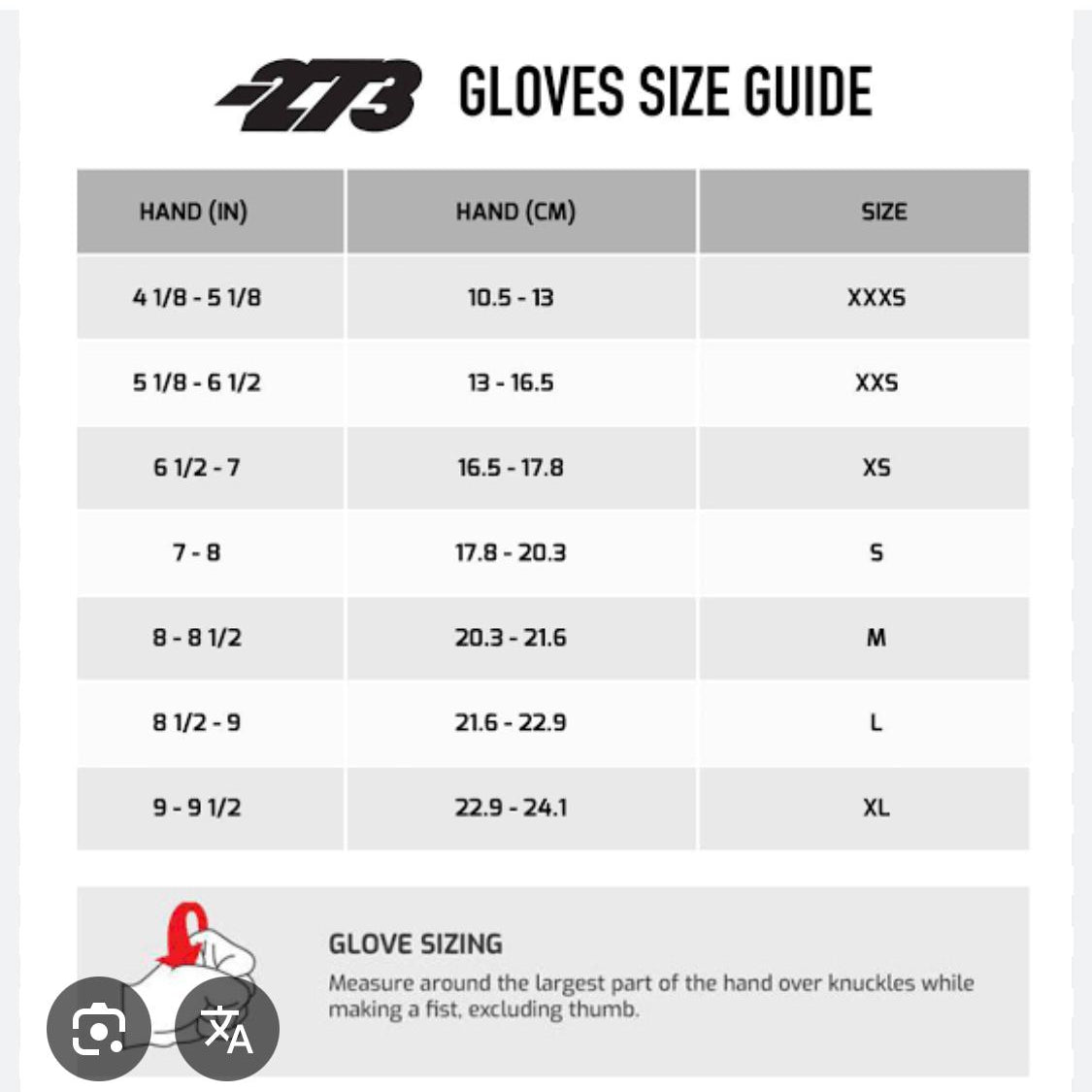 Minus 273 Guantes Crenshaw NGA