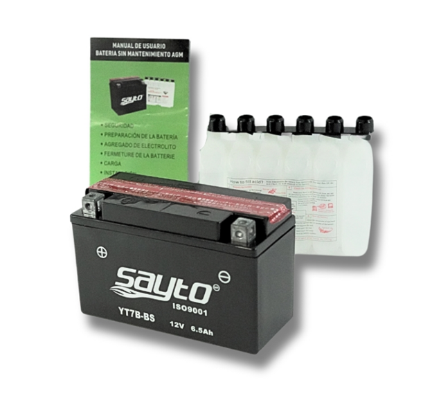 Bateria de motor sin preparar Sayto 2,560 grs