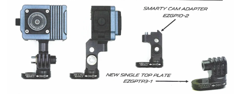 Adaptador superior sencillo de Smarthy Cam, 360 grados