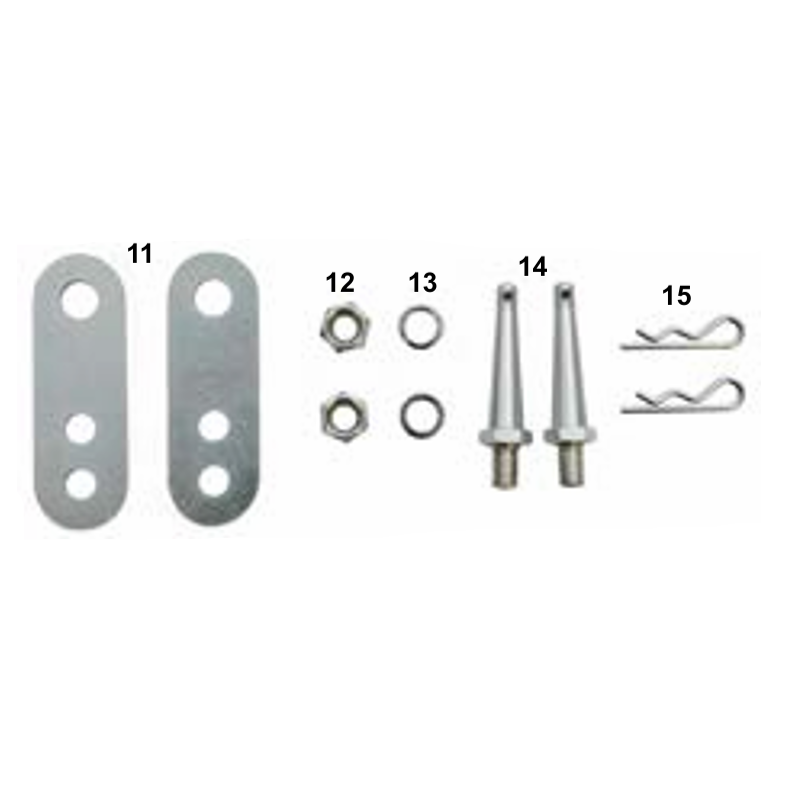 Kit de abrazaderas de cubre cadena KZ de liberación rápida CRG