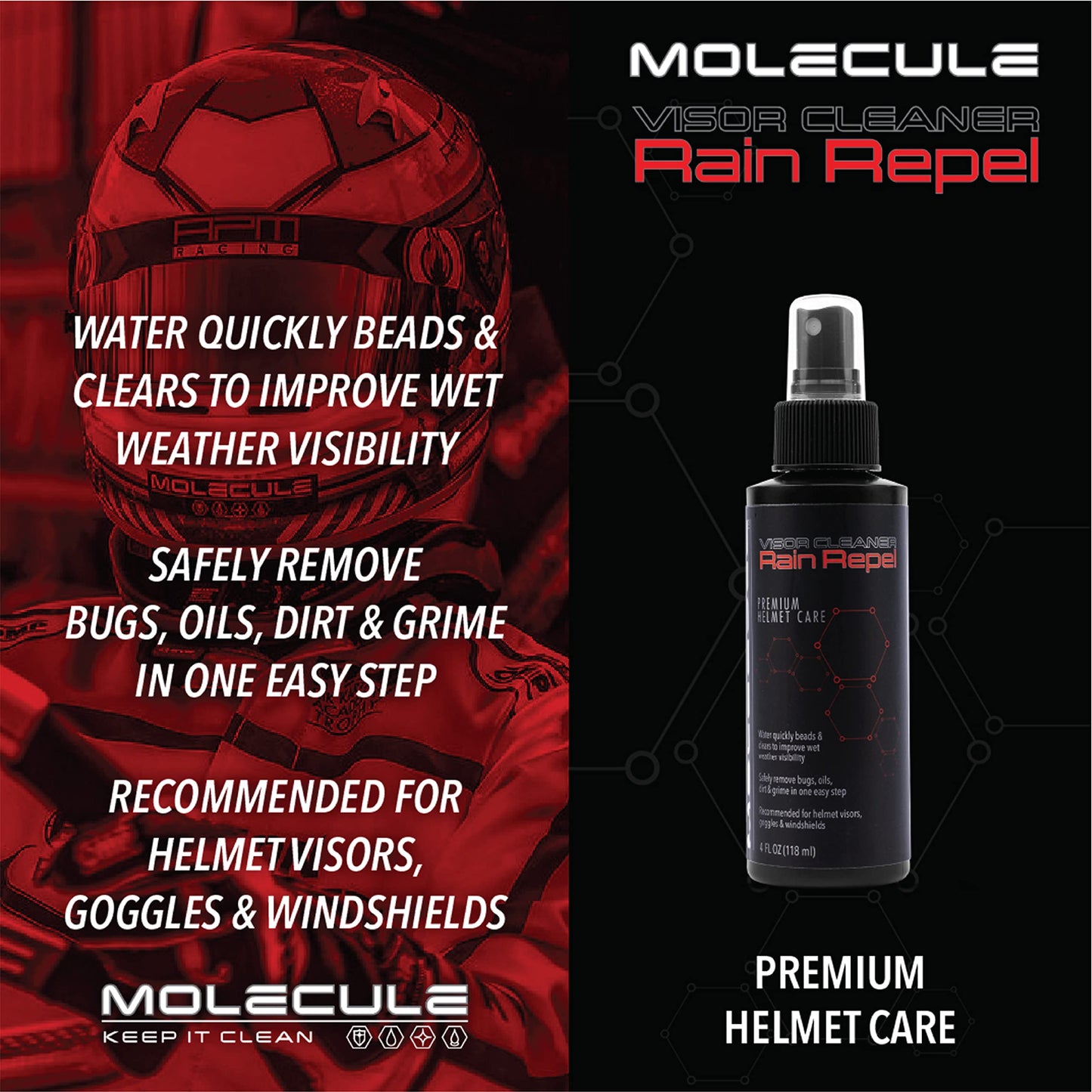 Molecule Kit de liquidos para cuidado de casco