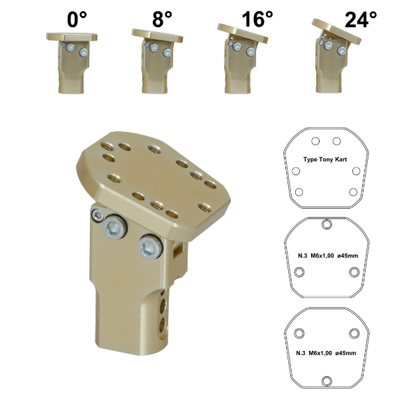Base ajustable de columna corta ORO OTK MAR