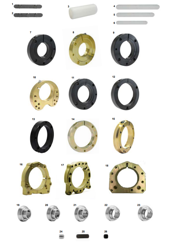 ANILLOS - BALEROS - CUÑAS DE EJE M
