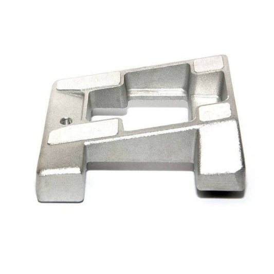 [D] Base de motor AL inclinado 92 x 28 mm perforado OTK