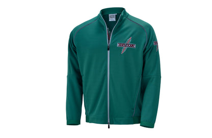 OTK Sudadera Zipper Verde Tony Kart Puño terminacion gris