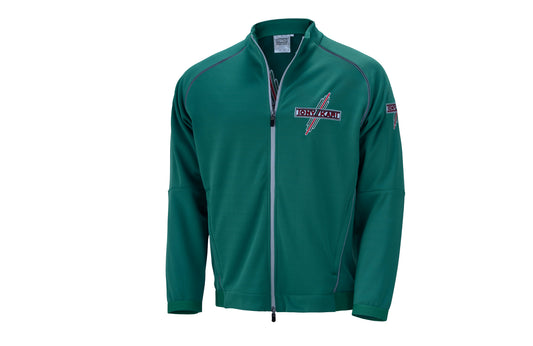 OTK Sudadera Zipper Verde Tony Kart Puño terminacion gris