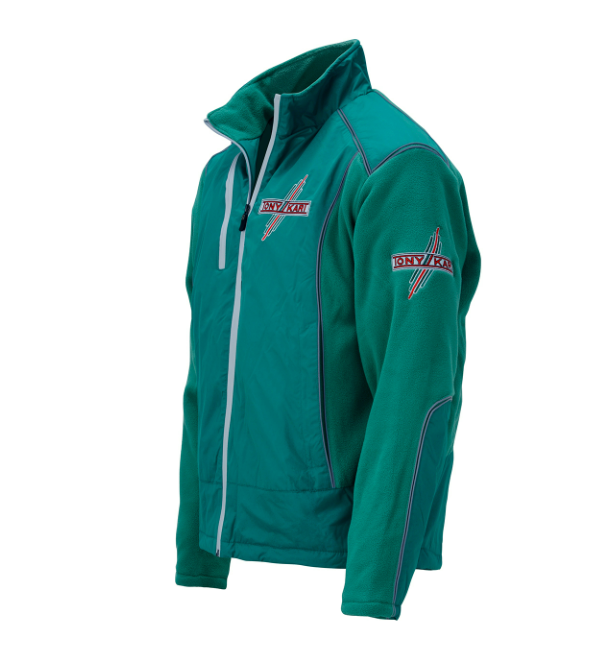OTK Sudadera Zipper Verde Tony Kart Puño terminacion verde
