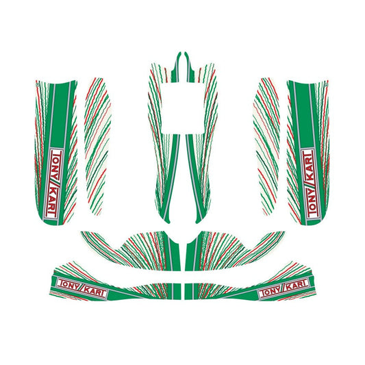 KIT DE CALCAS MINI M8 MK20 COMPLETO TONY KART OTK