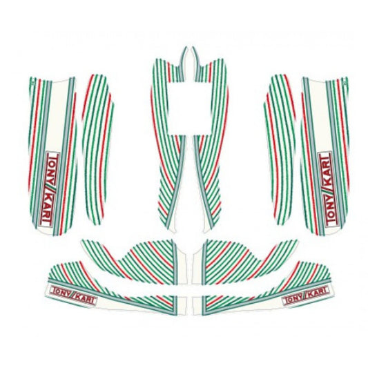 KIT DE CALCAS MINI M8 2019 TONY KART OTK