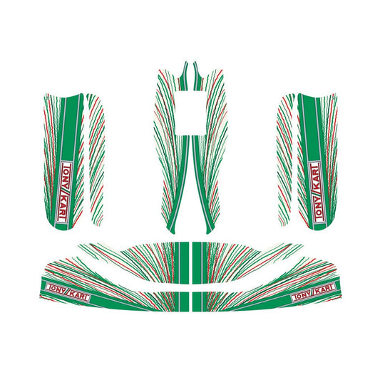 KIT DE CALCAS COMPLETO M10 KG 507 TONY KART