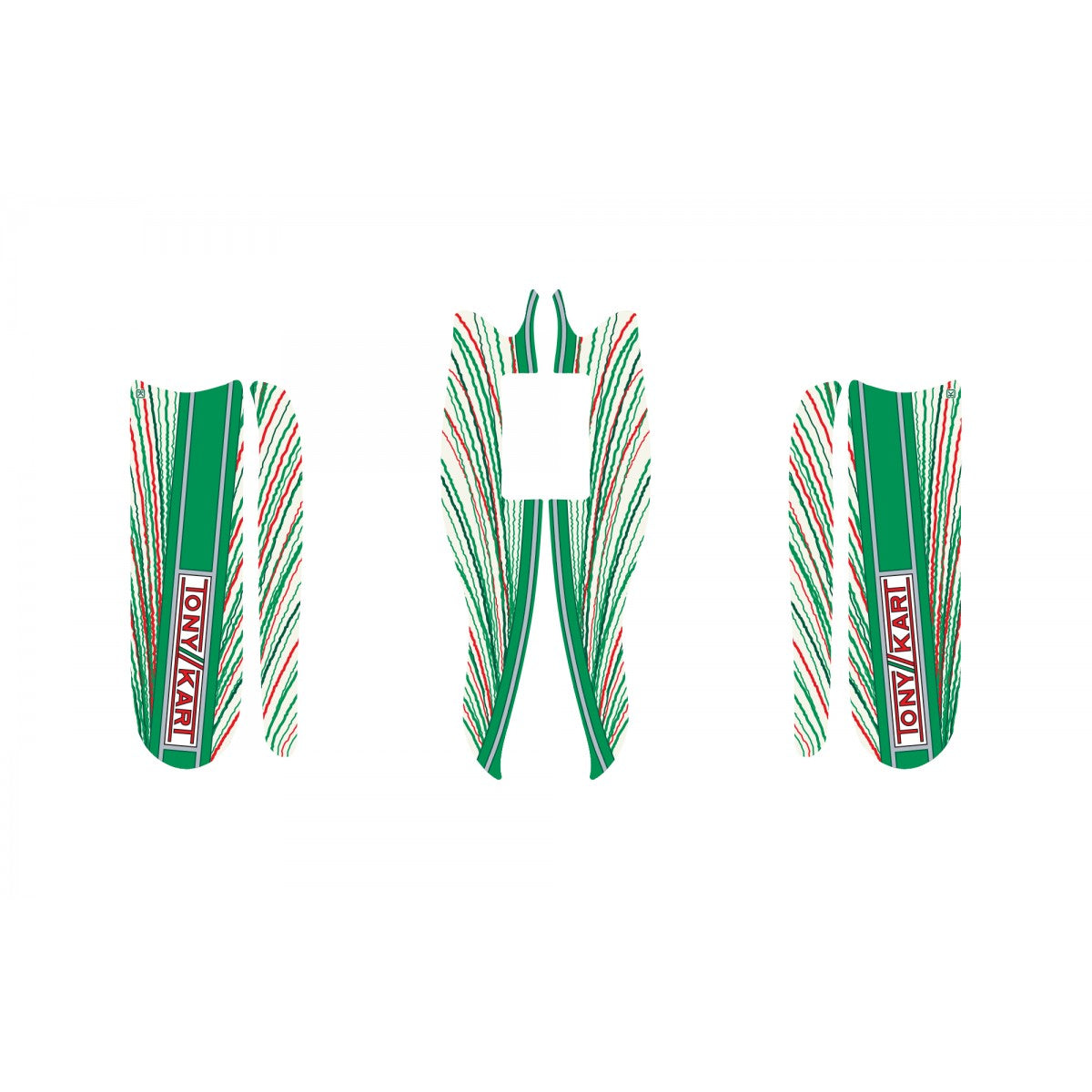 CALCA LATERAL Y FAIRING RACER M7 M10 TONY KART