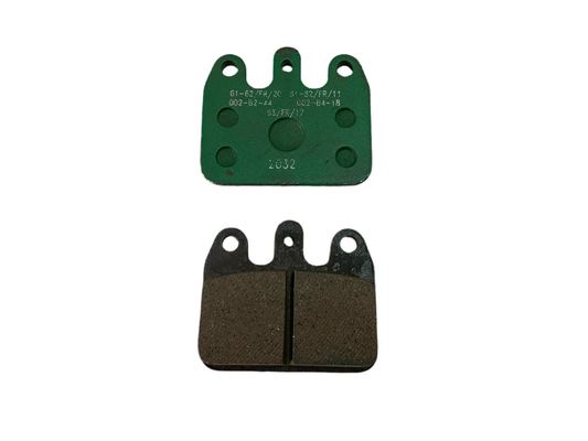 Par de balatas CRG / MARANELLO trasera verde V05