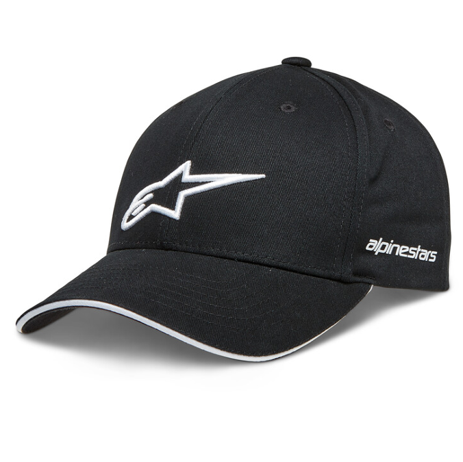Gorra Alpinestar ROSTRUM Negro / Blanco