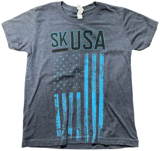SKUSA PLAYERA BANDERA AZUL