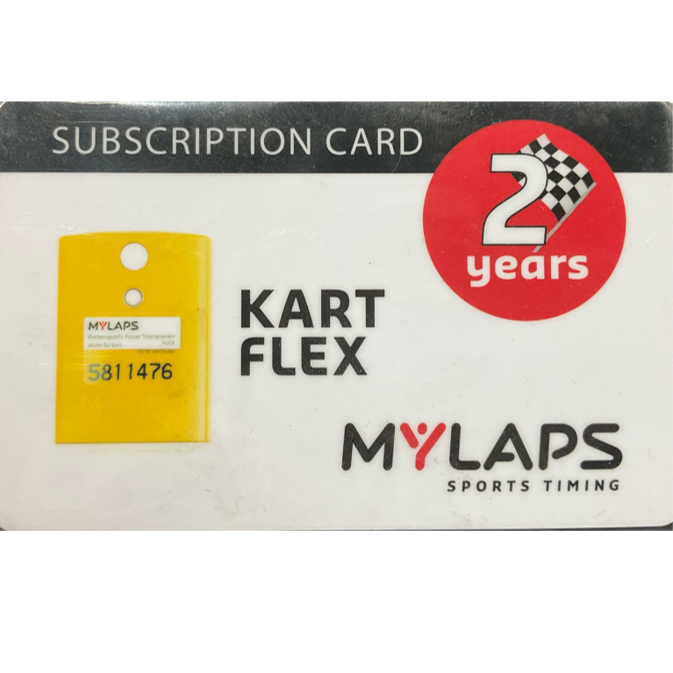 MY LAPS TRANSPONDER TARJETA DE SUSCRIPCION POR 2 AÑOS