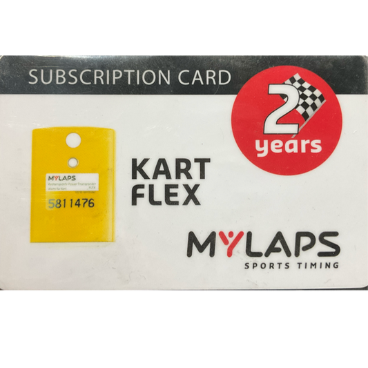 MY LAPS TRANSPONDER TARJETA DE SUSCRIPCION POR 2 AÑOS