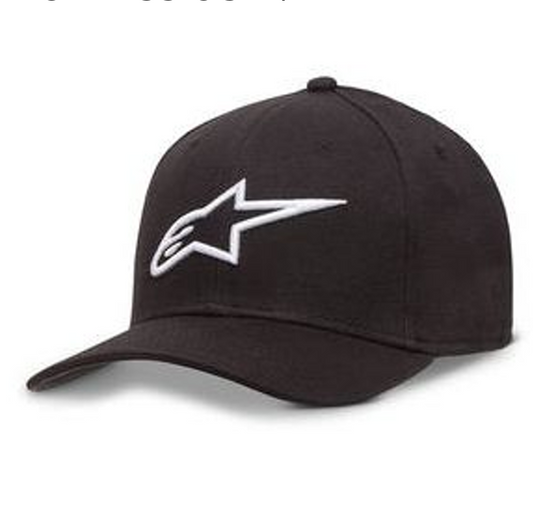 Gorra Alpinestars Angeles Curved Negro / Blanco