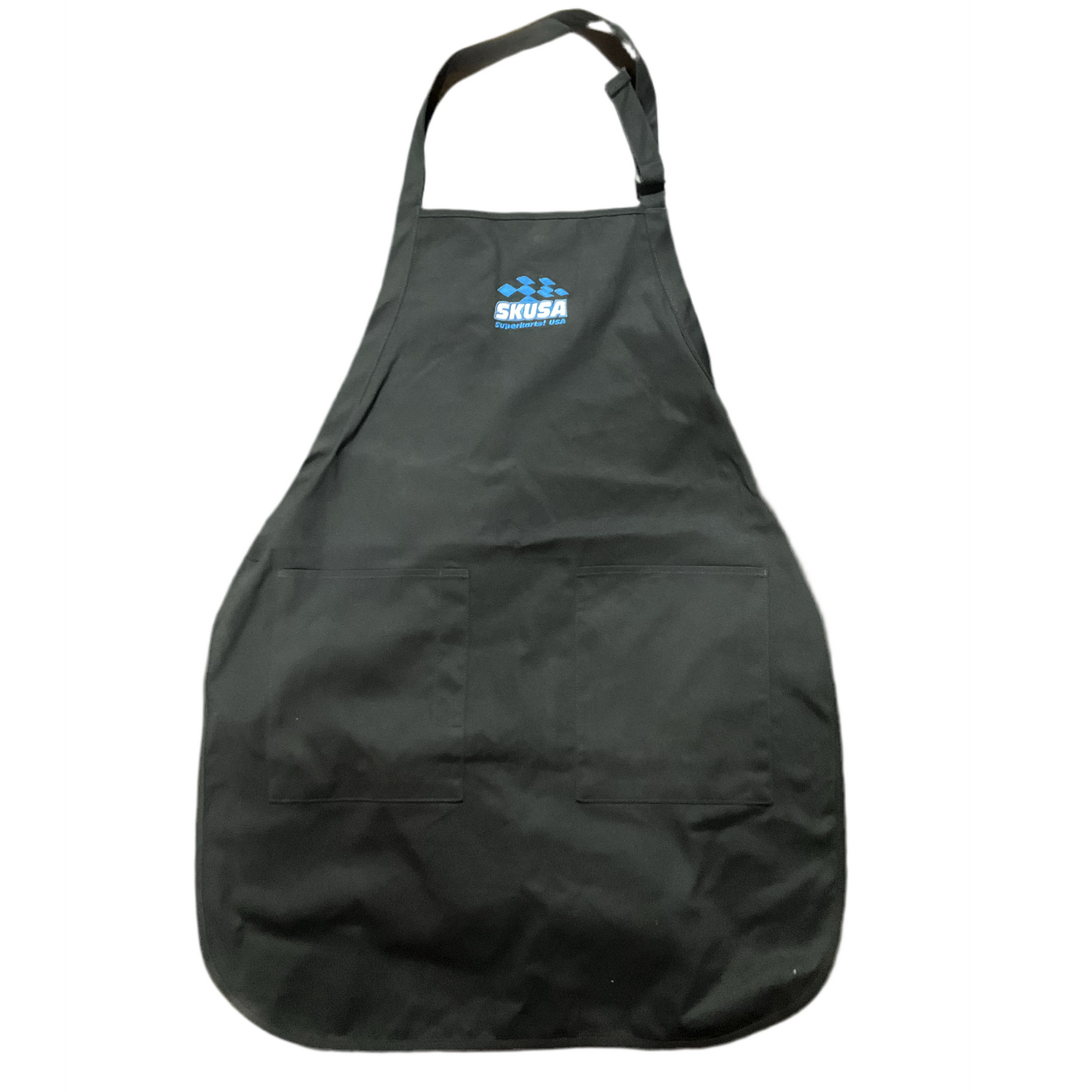 SKUSA MANDIL NEGRO CON LOGO