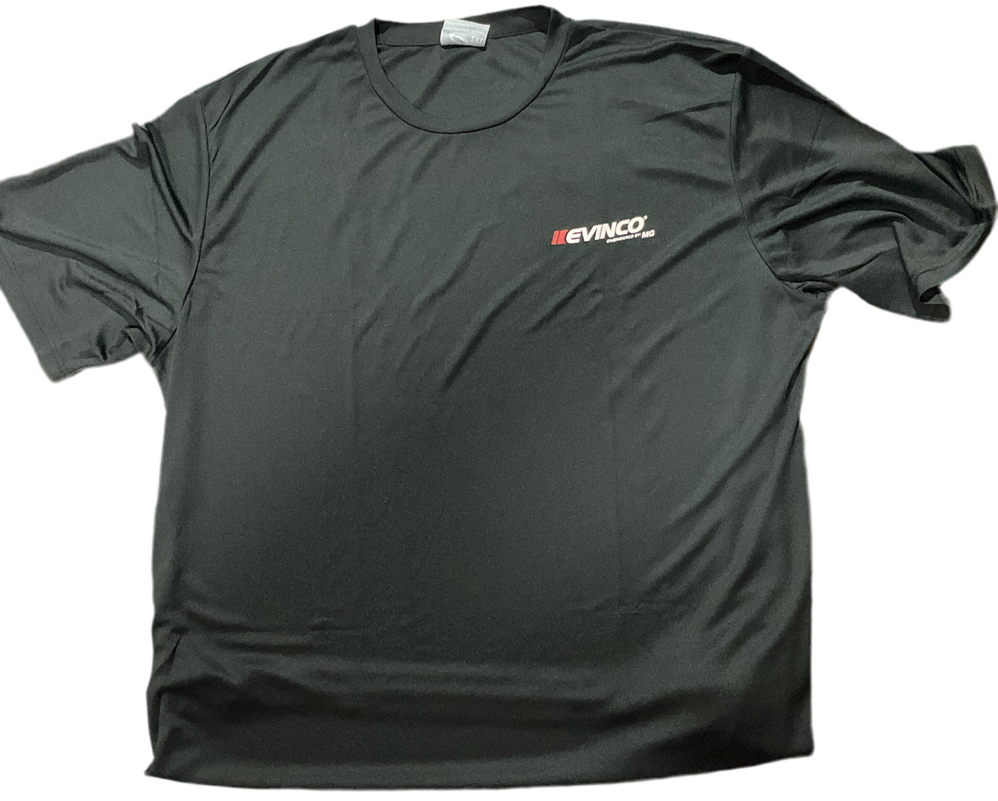 EVINCO PLAYERA DRY FIT NEGRA LOGO