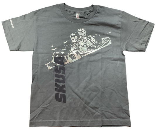 SKUSA PLAYERA GRIS METALIZADA