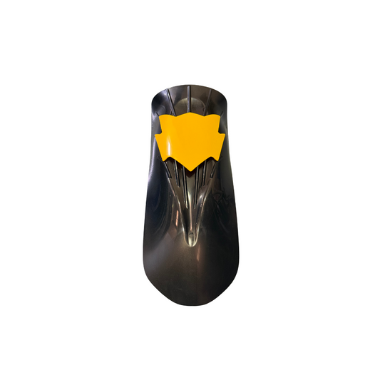 NARIZ FAIRING NEGRO OK KZ M11 2025 + PORTA NUMERO OTK