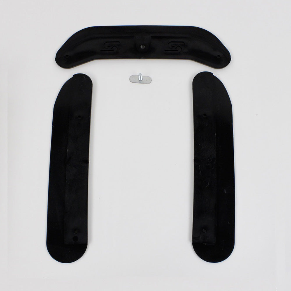 Skid plate plástico set 3 piezas plana