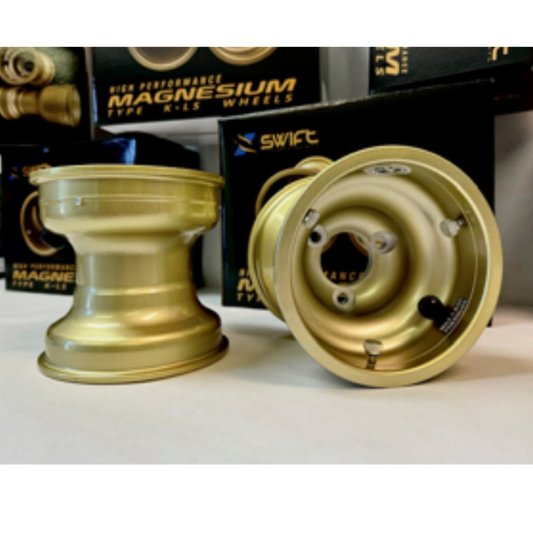 Par de Rines delanteros/traseros 130 mm MG 3 5/8 Swift K-LS