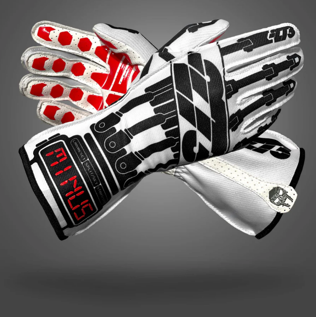 Minus 273 Guantes M273X SuperVillain Blanco / Negro