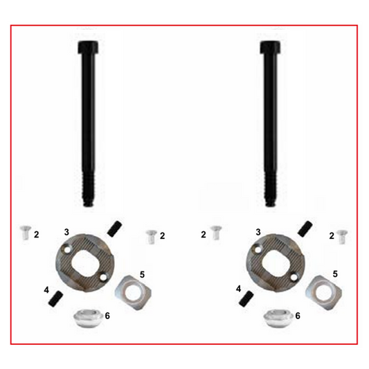 [B] KIT TORNILLOS CON EXCENTRICOS OK KZ TORNILLO NUEVO