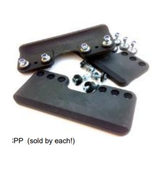 Skid plate plastico 1 pza protector inferior de chasis KM