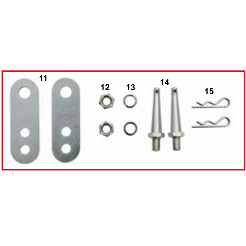 Kit de abrazaderas de cubre cadena KZ de liberación rápida CRG
