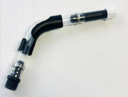 Manguera curva de bidon de gasolina