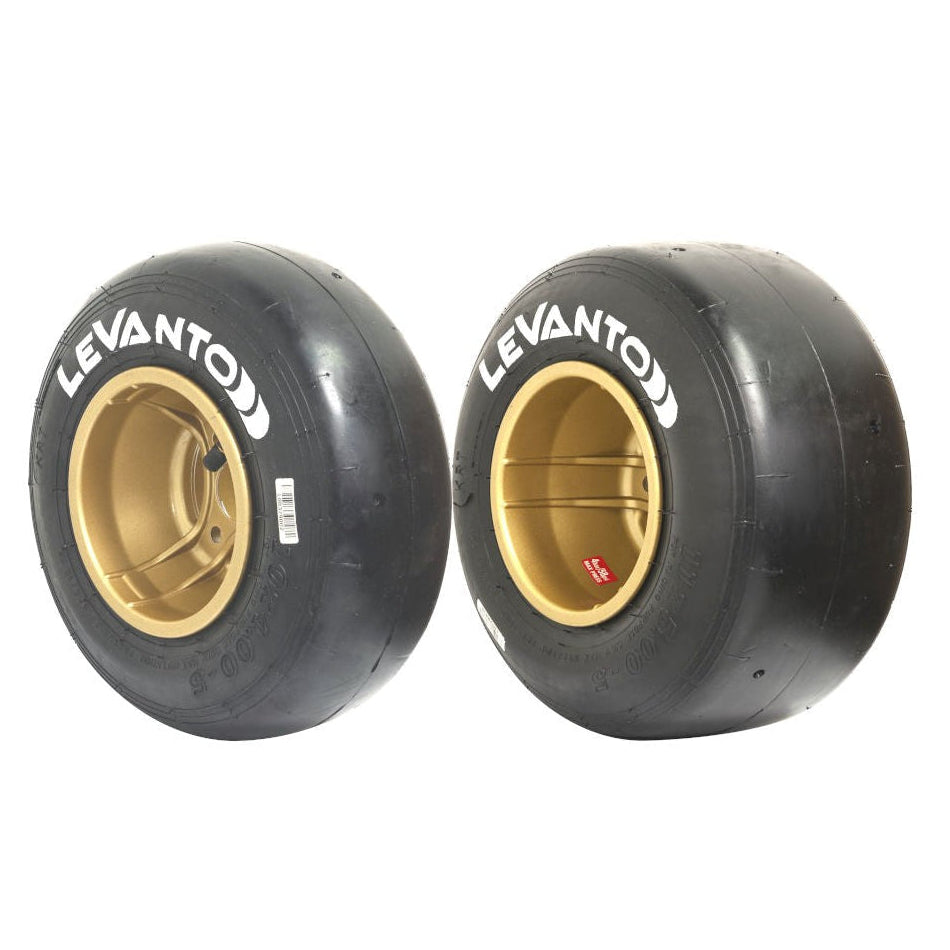 LeVanto Par de Llantas Grande / Trasera  KRT - 11 x 7 x 10 - 5 pulgadas