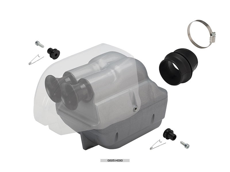 [F]Silenciador de admisión nitro D.30 mm | Bortoni Motor Sports