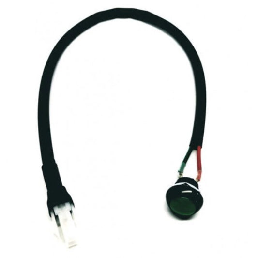 [301] BOTON VERDE C/CABLES MS | Bortoni Motor Sports